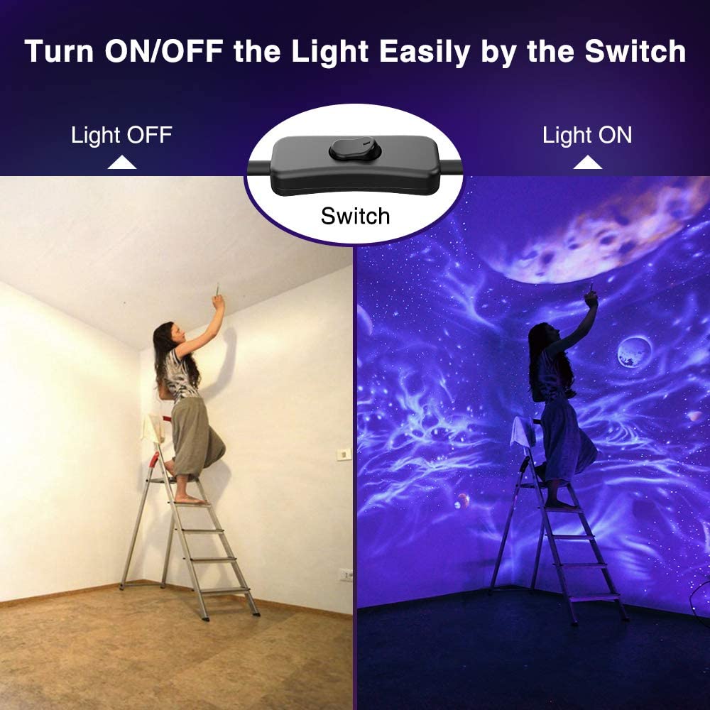 Onforu 2 Pack 50W UV LED Black Light, UV Floodlight with Plug, IP66 Waterproof Outdoor Ultraviolet Blacklight for Dance Party, Stage Lighting, Glow in The Dark, Fluorescent Poster, Neon Glow